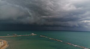 Shelf cloud San Vito Chietino Abruzzo