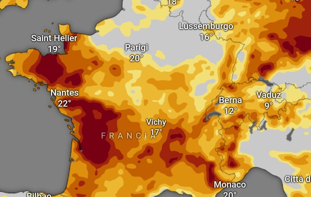 Siccità Francia luglio 2025