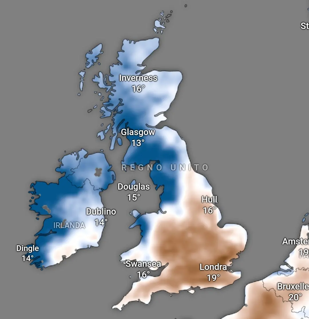 Siccità Gran Bretagna 2025