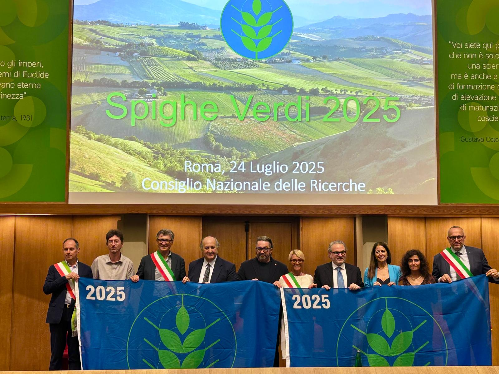 Toscana premiata con 8 Spighe Verdi 2025: riconoscimento a Bibbona, Grosseto e altri sei comuni rurali