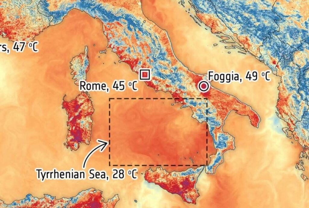 Temperature Terra ESA