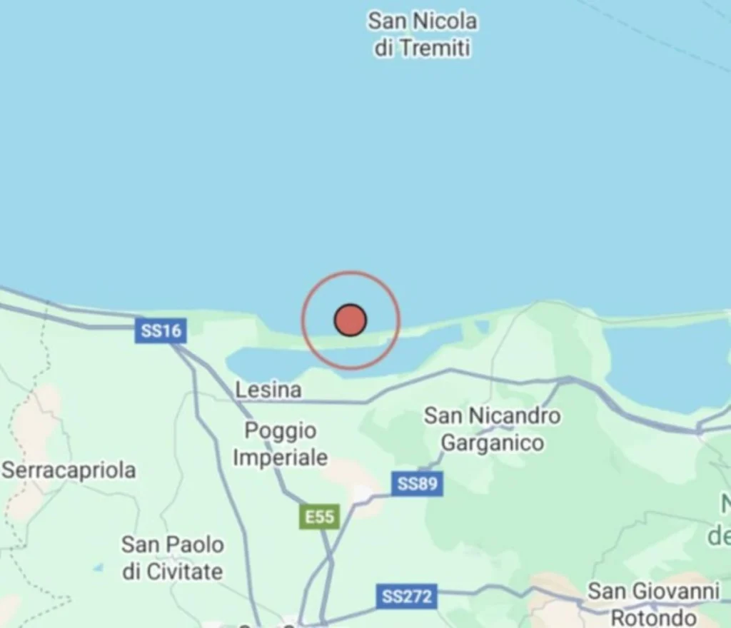 Terremoto costa garganica