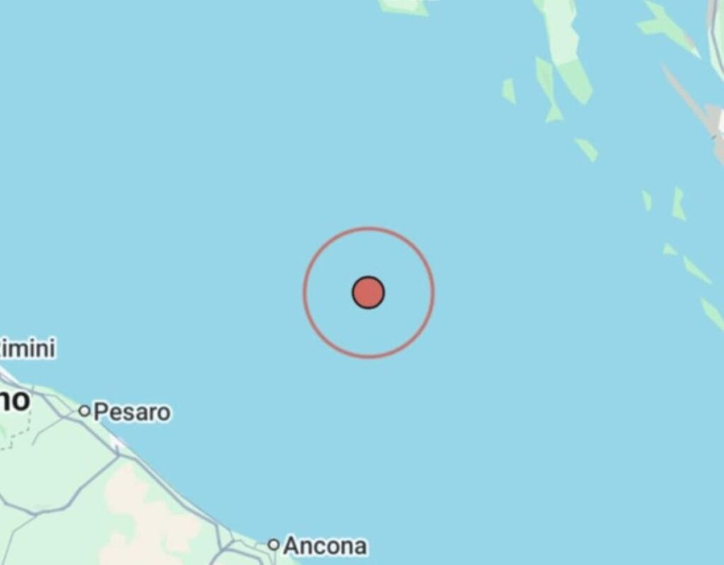 Terremoto Mar Adriatico