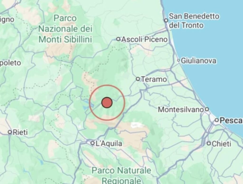 Terremoto Teramo
