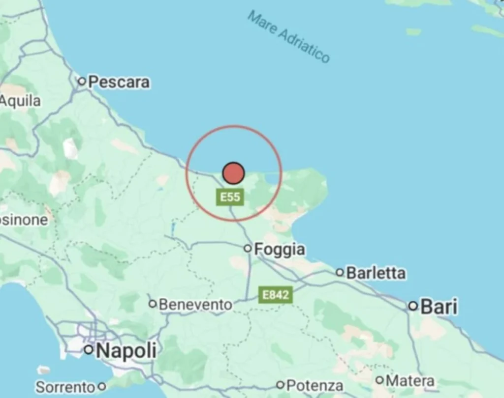 Terremoto costa garganica