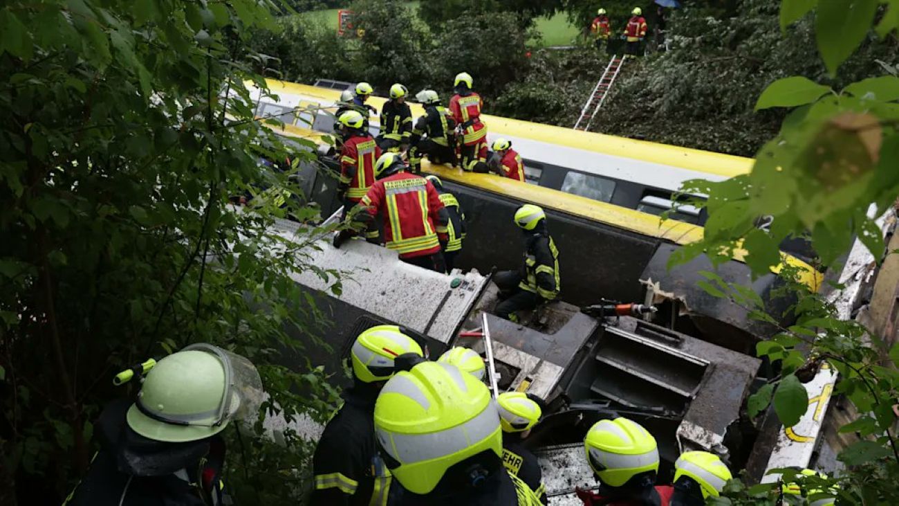 Baden-Württemberg, le prime ipotesi sulle cause del deragliamento del treno
