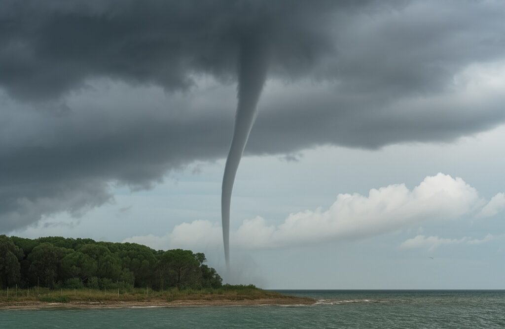 Tromba marina Rovigo 28 luglio