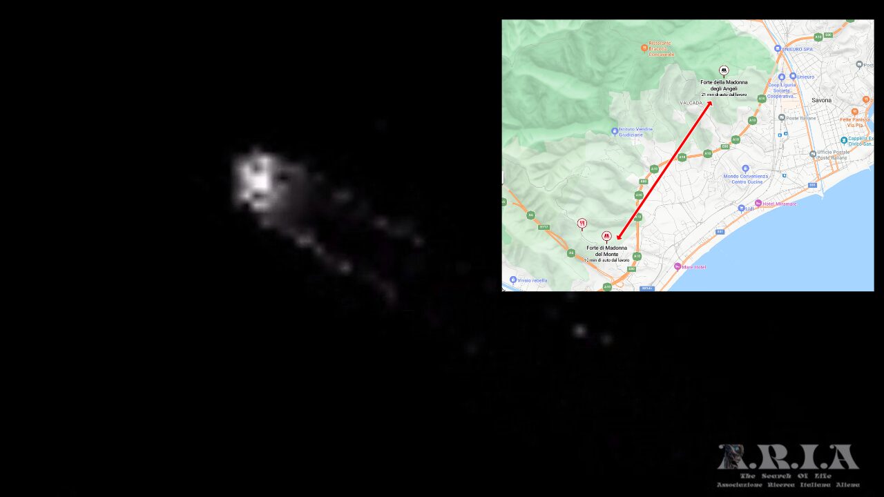 “Savona, nuovi avvistamenti UFO: misterioso oggetto luminoso nei cieli”: la nota A.R.I.A | VIDEO
