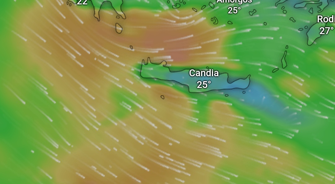 Meteo, venti e orografia: come i rilievi generano zone di calma e nubi convettive. Il caso di Creta