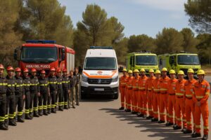 Vigili del fuoco Italia Francia