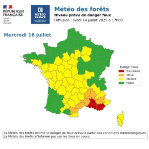 allerta incendi francia