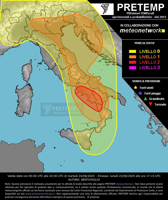 allerta meteo 8 luglio 2025