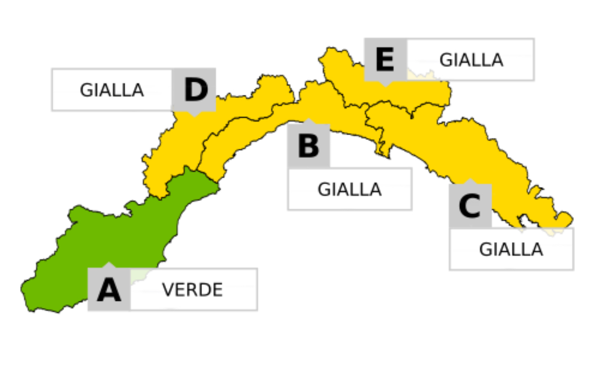 allerta meteo liguria