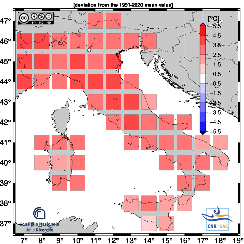 anomalie clima giugno 2025