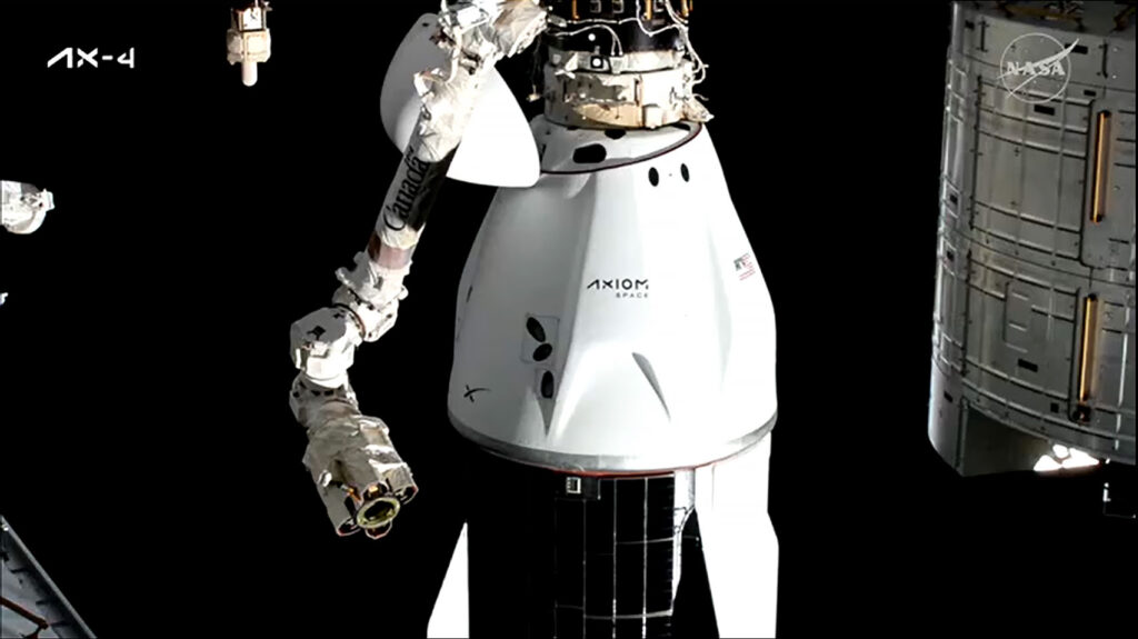 ax-4 undocking