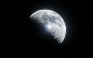bagliori luminosi luna lampi luce