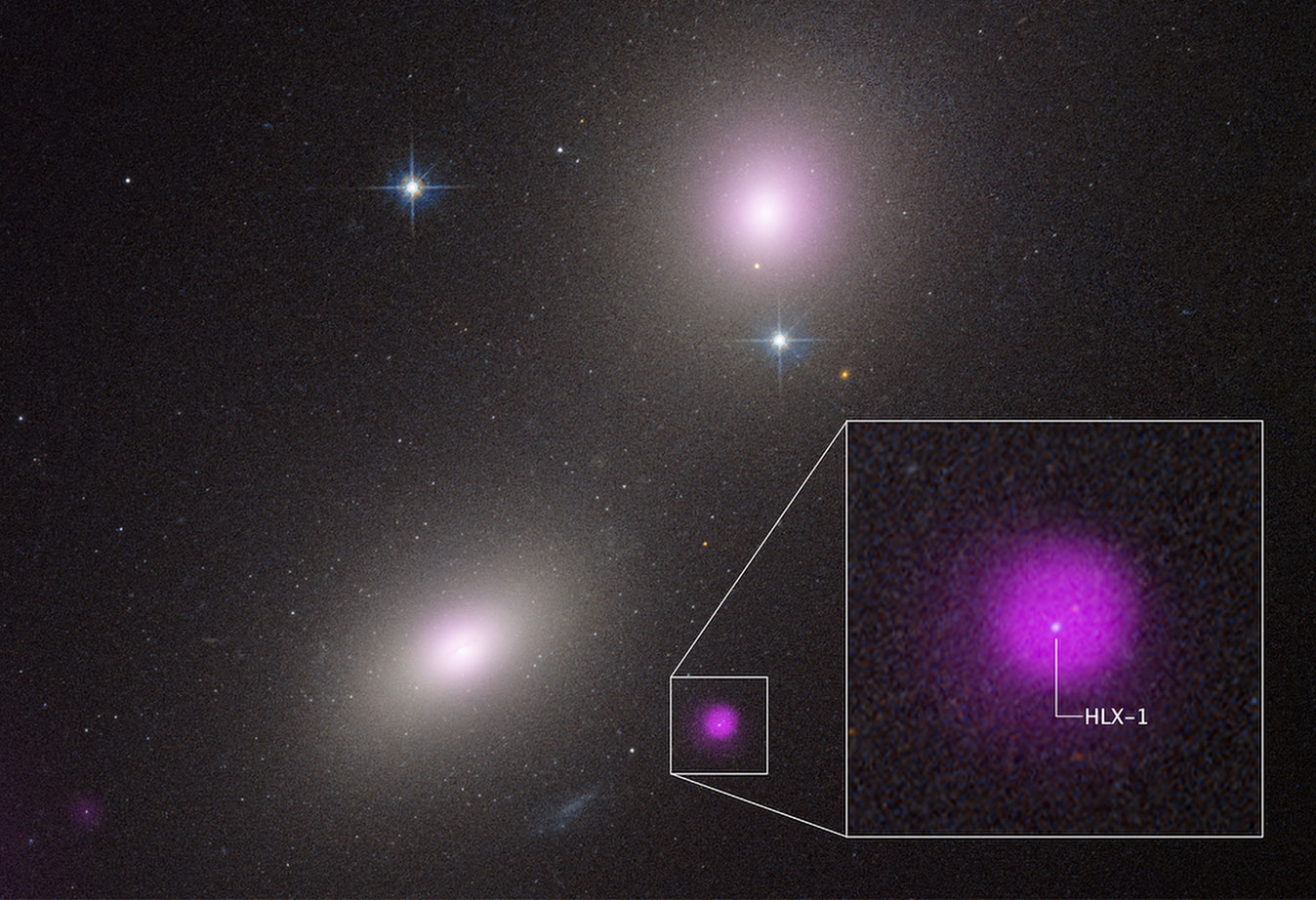 Hubble individua un raro buco nero di massa intermedia
