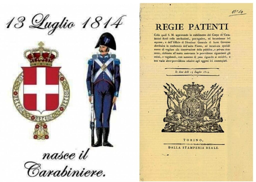 carabinieri 13 luglio 1814