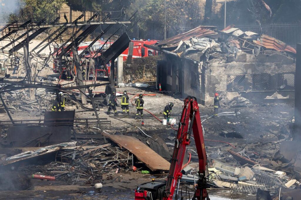esplosione roma oggi