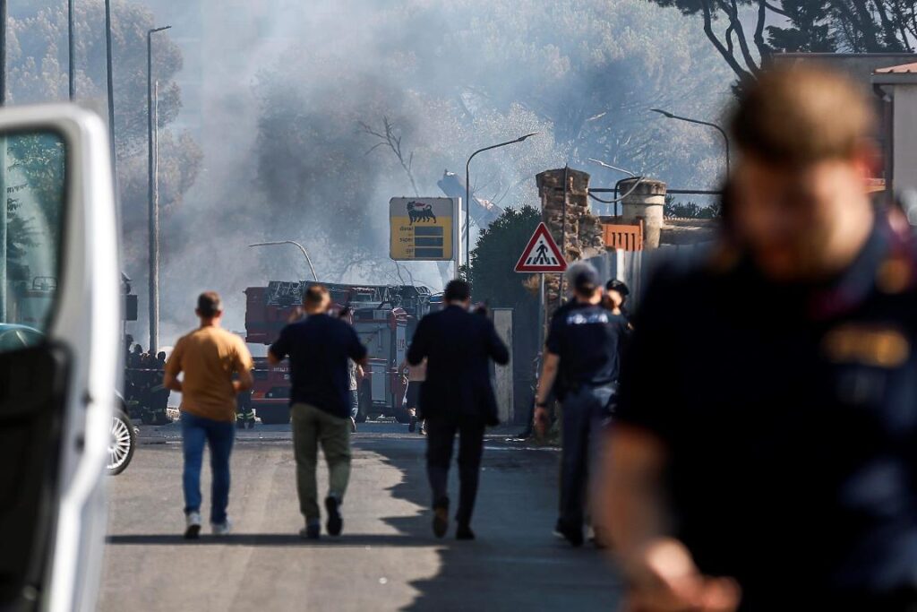 esplosione roma oggi