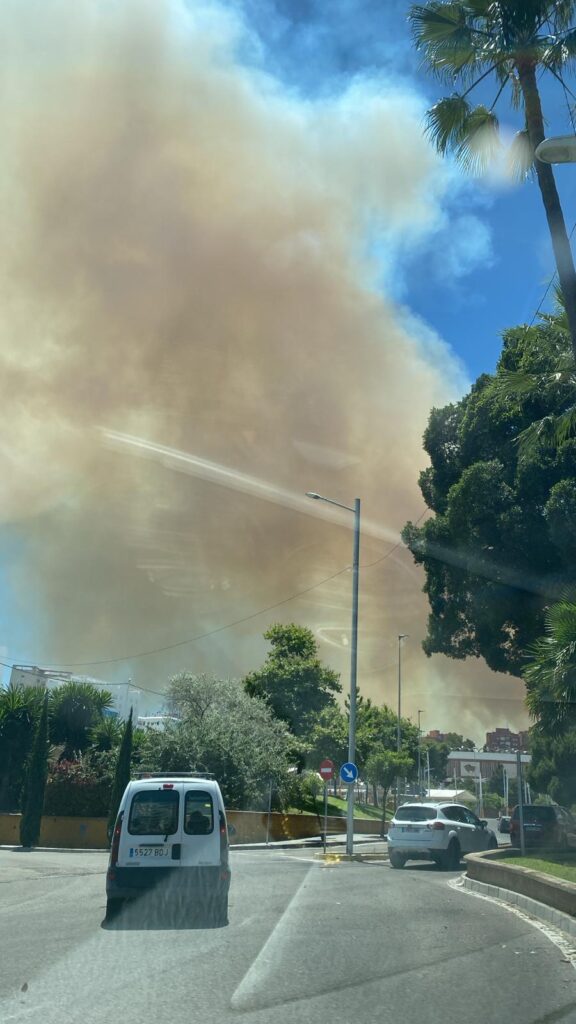 incendio Algeciras spagna