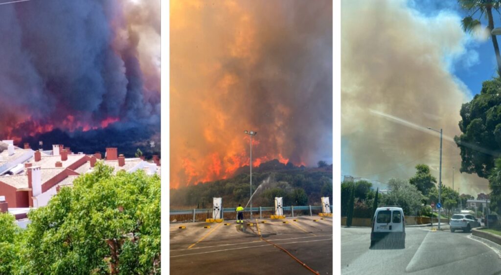 incendio Algeciras spagna