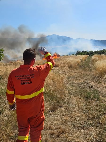 incendio Montegemoli toscana