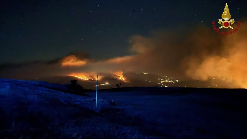 incendio agnone molise
