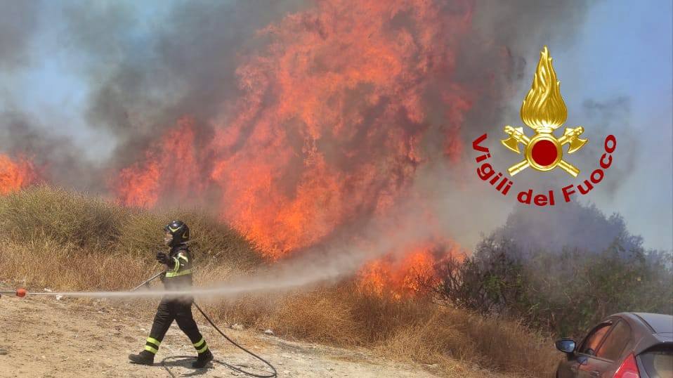 incendio cagliari