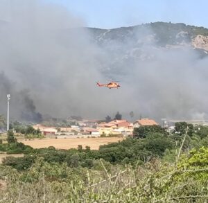 incendio carbonia sardegna