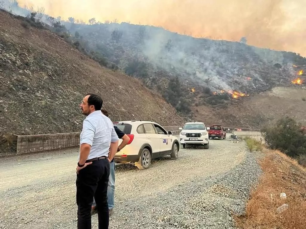 incendio cipro Limassol