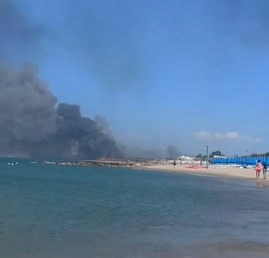 incendio lesina puglia