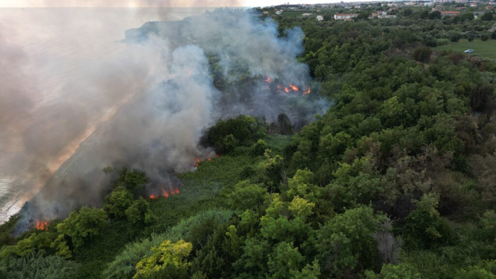incendio ortona