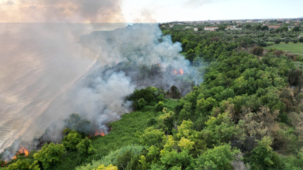 incendio ortona