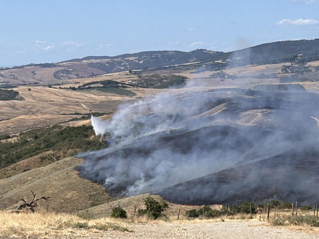 incendio sarteano toscana