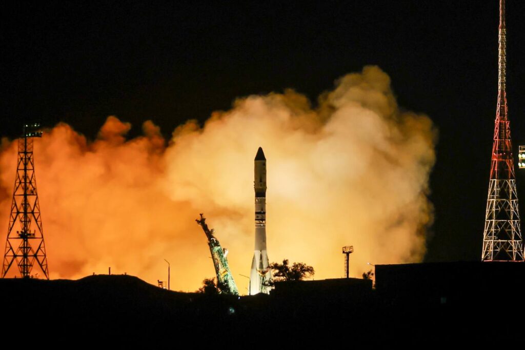 lancio cargo roscosmos progress stazione spaziale iss