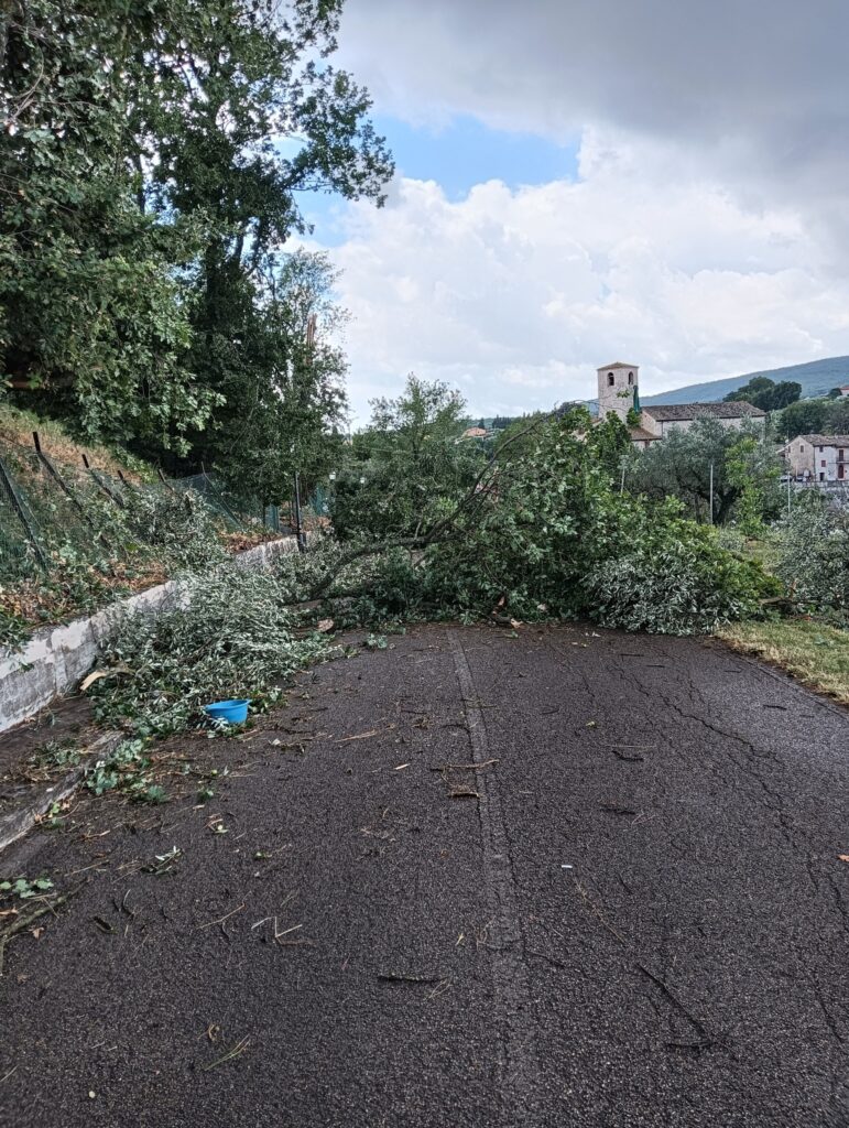 maltempo Gualdo Cattaneo umbria