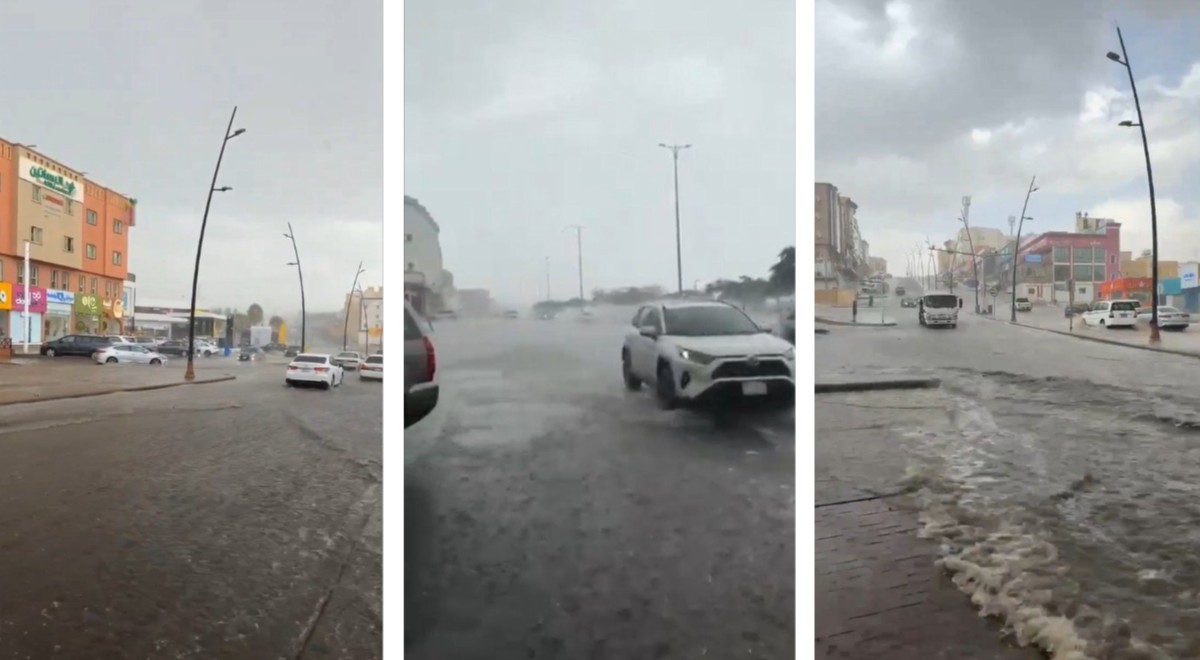 Maltempo Arabia Saudita, forti piogge ad Abha: strade allagate | VIDEO