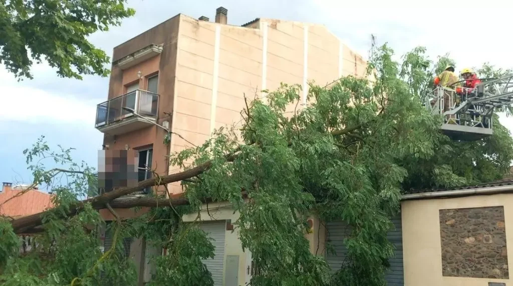 maltempo barcellona spagna