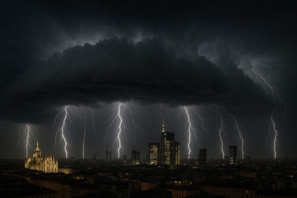 maltempo milano temporale