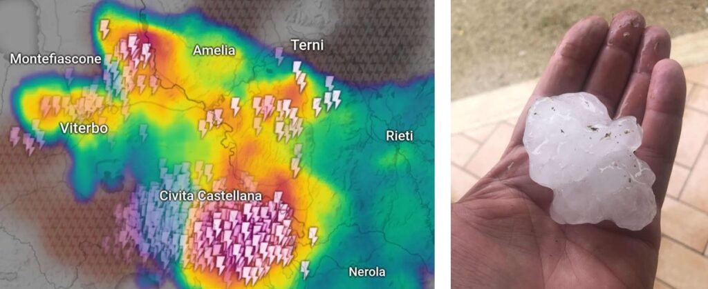 maltempo oggi temporali grandine