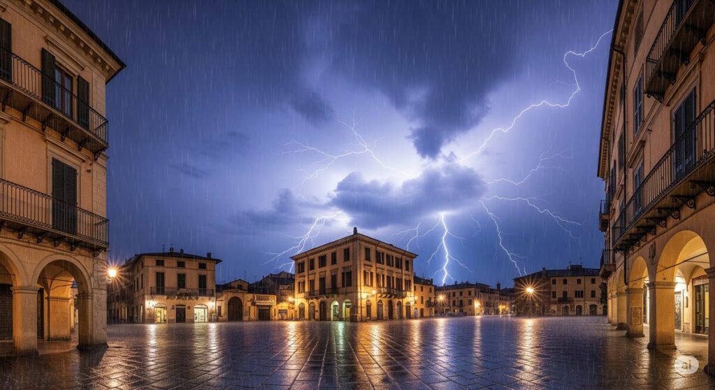 maltempo temporali notte nord italia