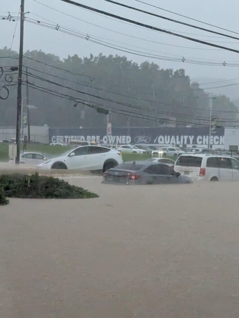 maltempo usa alluvione new jersey