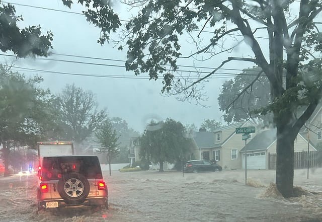 maltempo usa alluvione new jersey