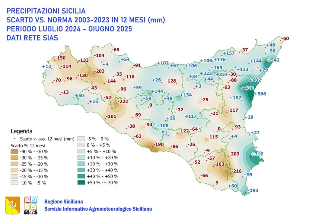meteo sicilia giugno 2025