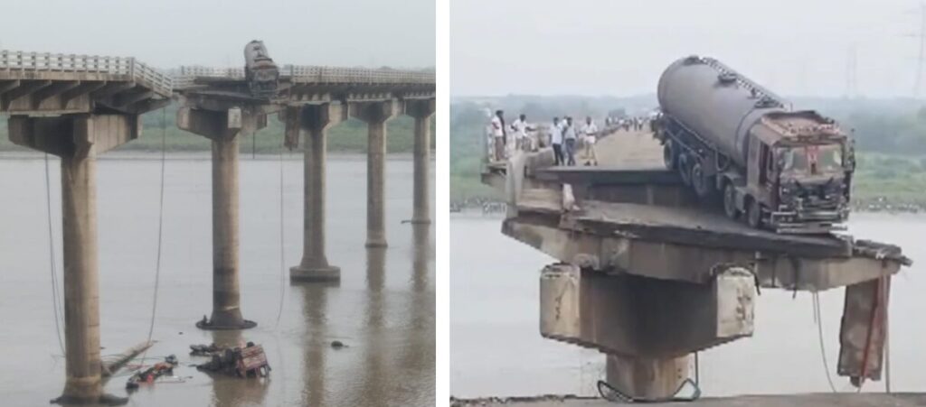 ponte crollato india gujarat