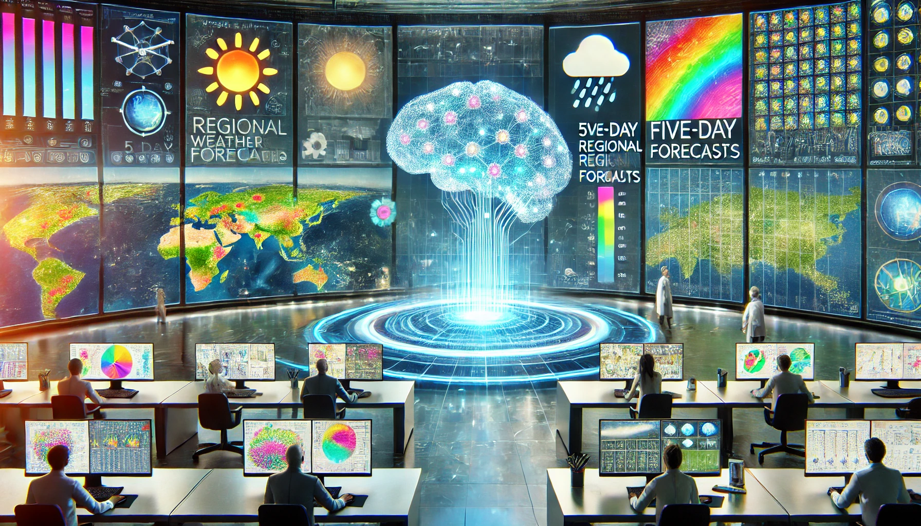 Un modello AI migliora l’accuratezza delle previsioni meteo regionali a 5 giorni