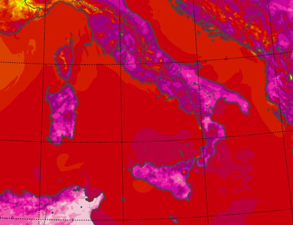 temperature massime 21 luglio