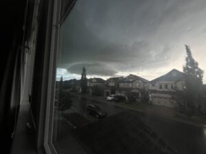 tempesta grandine calgary canada
