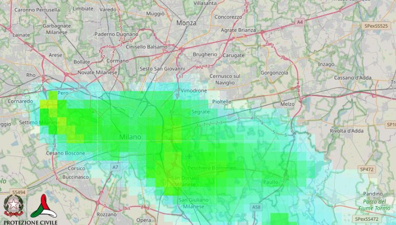 temporale milano oggi pioggia